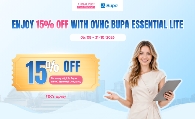 Enjoy 15% Off with Bupa OVHC Essential Lite